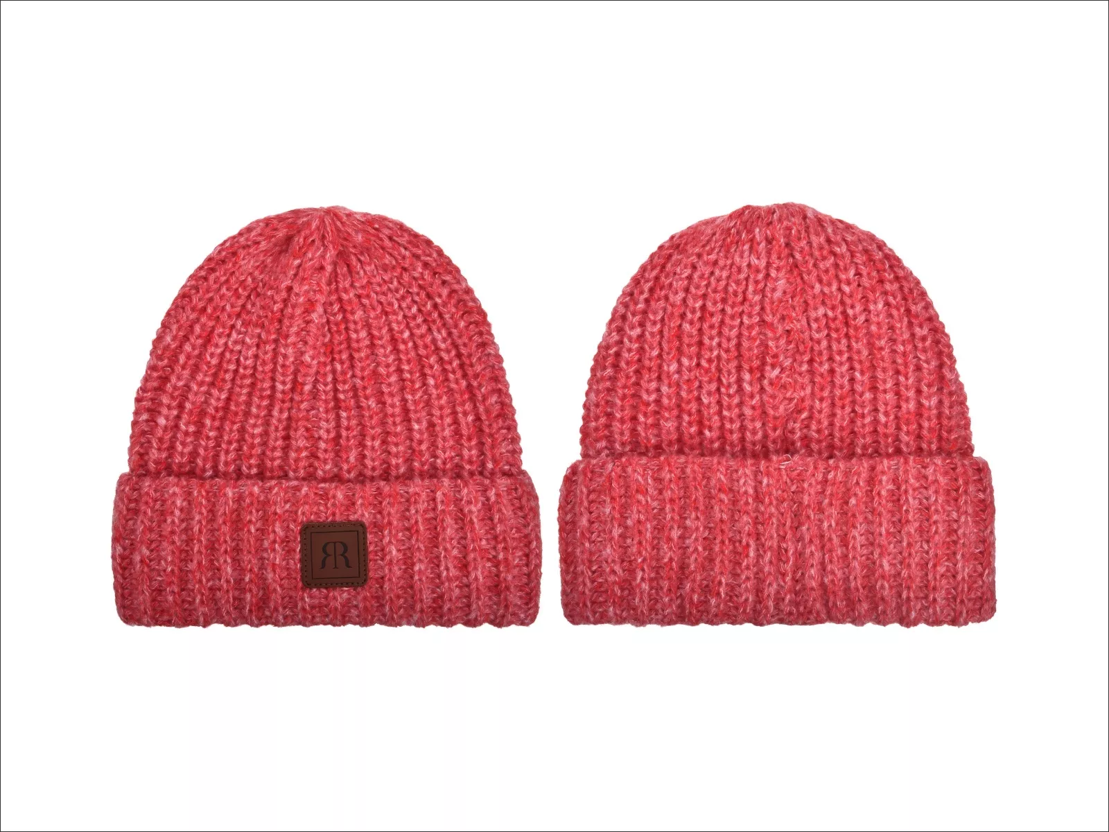 RR Mütze Grobstrick rot 