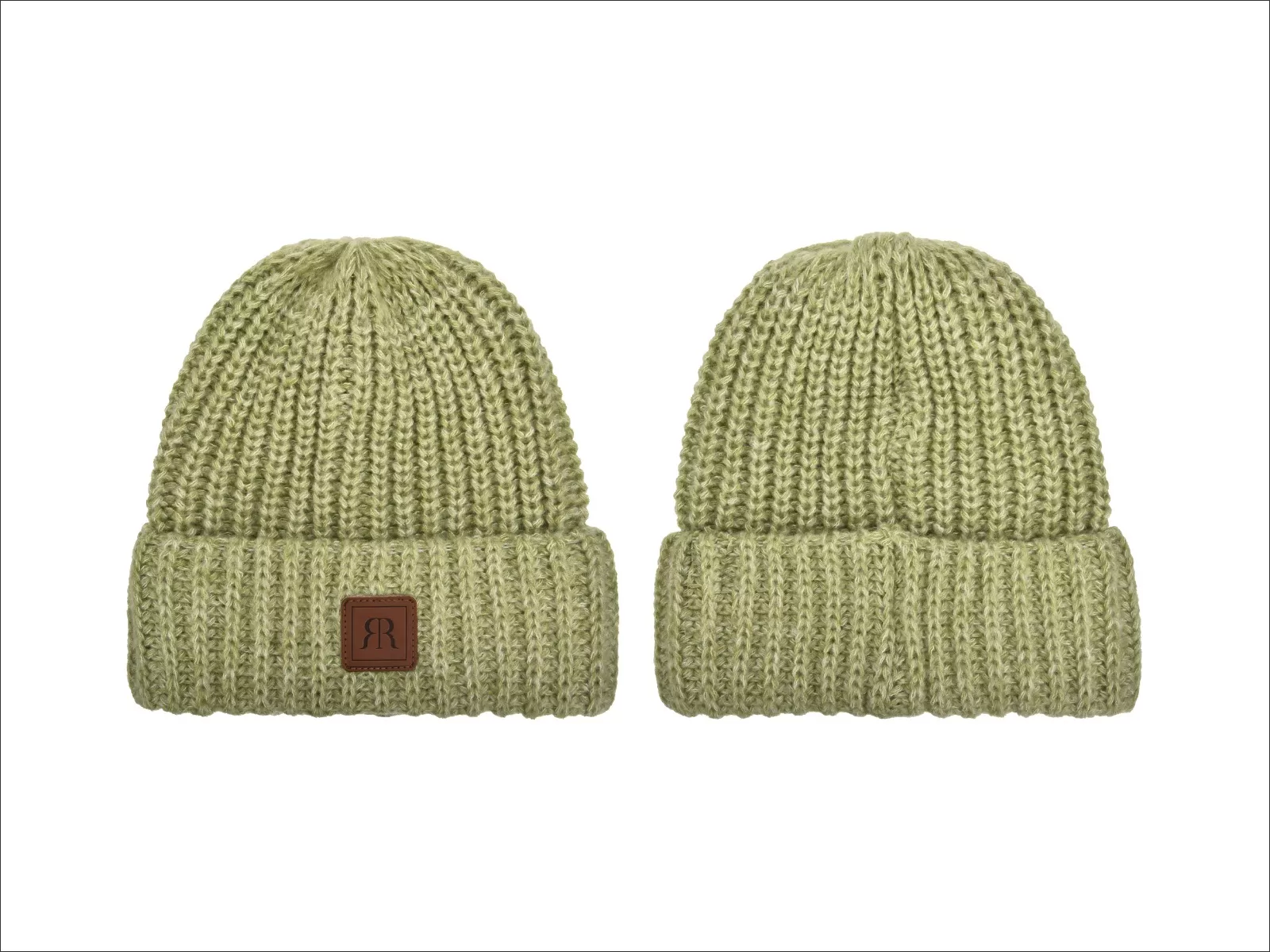 RR Mütze Grobstrick olive 