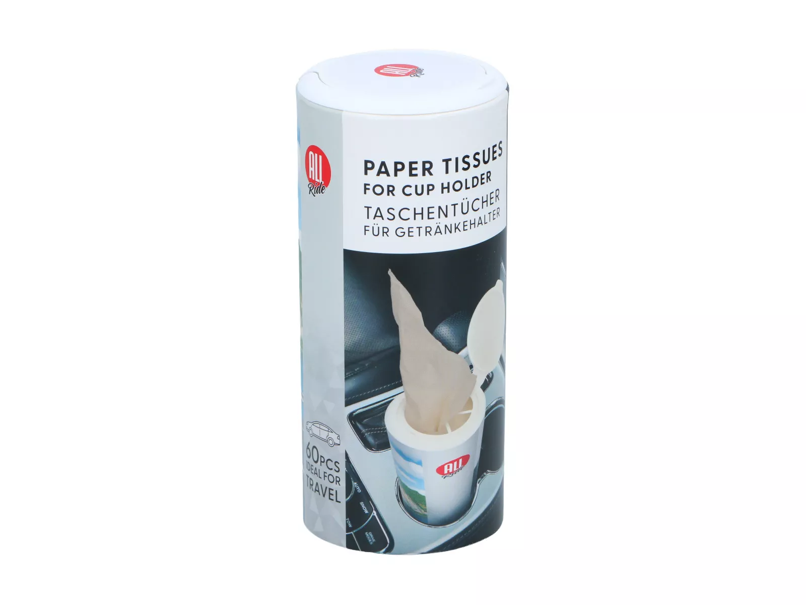 Taschentücher für Getränkehalter 2-lagig 60 Stk.