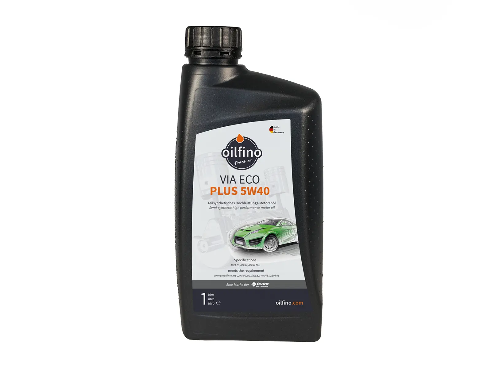 Motorenöl Oilfino Via Eco Plus 1L, 5W40, VE12