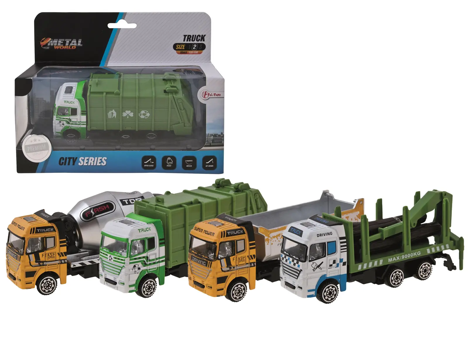 METAL Lastwagen, versch. Modelle 12cm