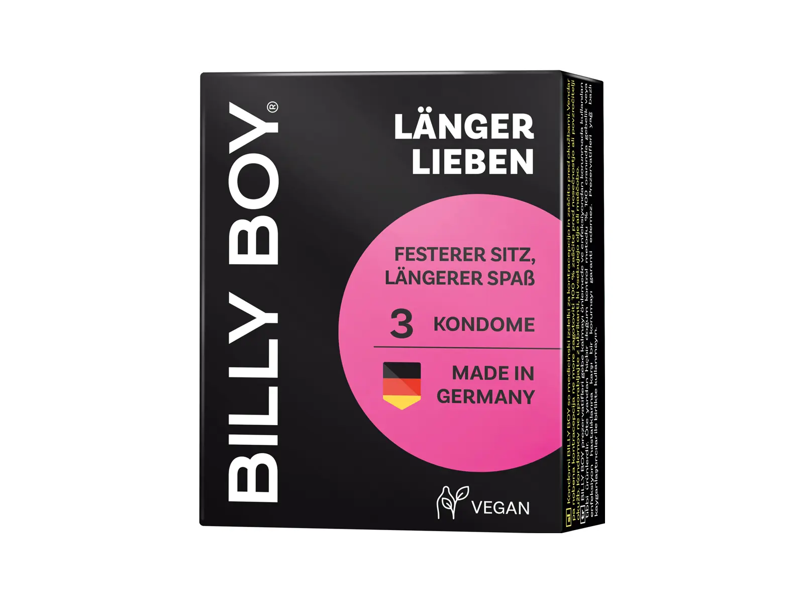 BILLY BOY Kondom Länger Lieben 3er Packung