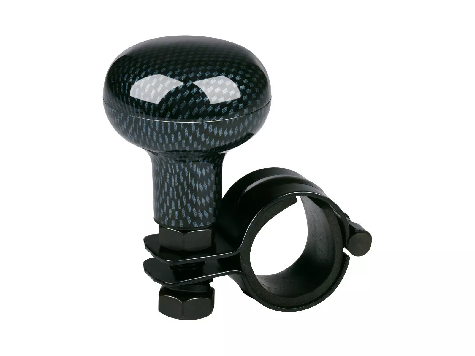 Lenkradknauf in Carbonoptik