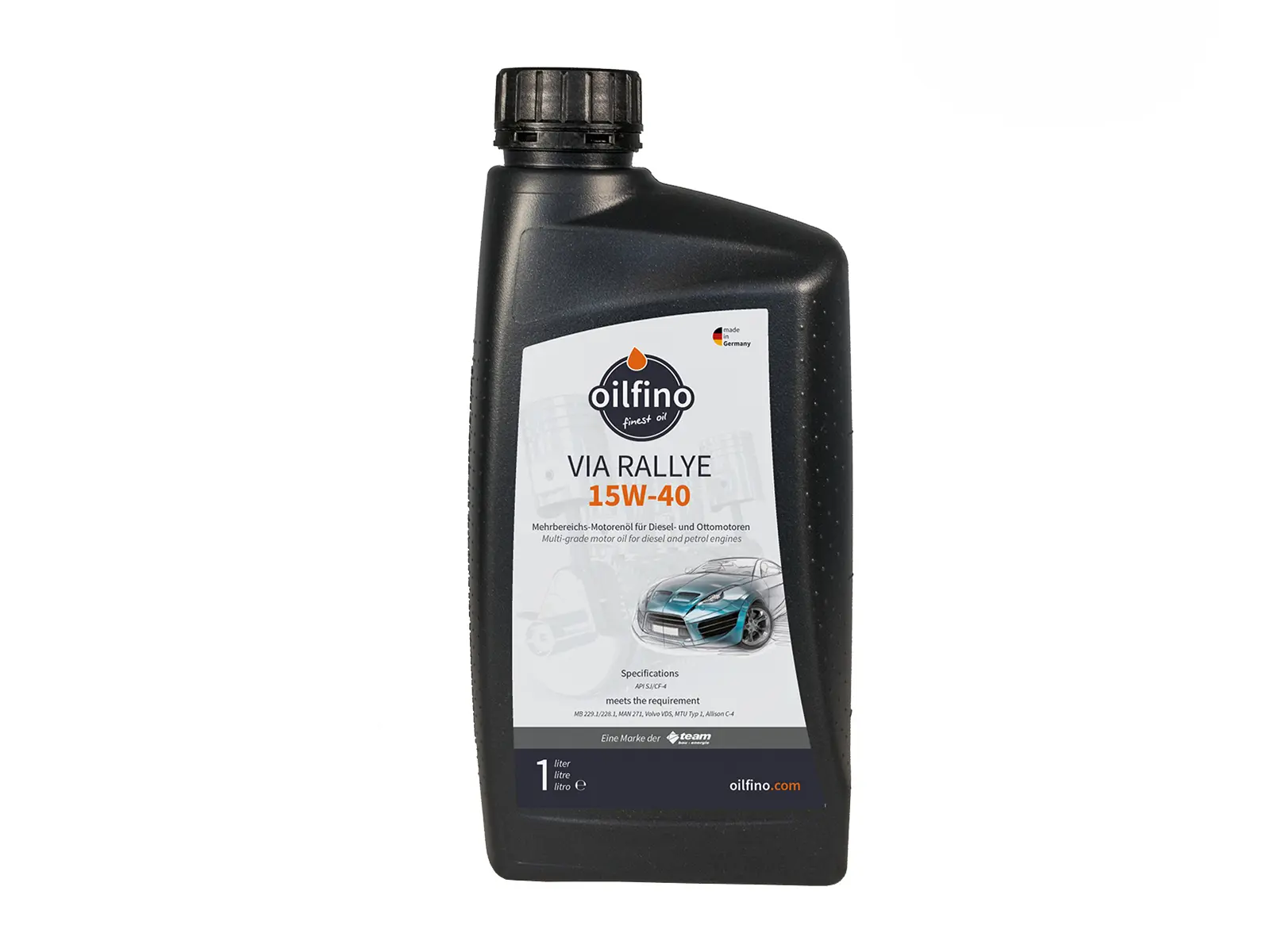 Motorenöl Oilfino Via Rallye 1L, 15W40, VE12